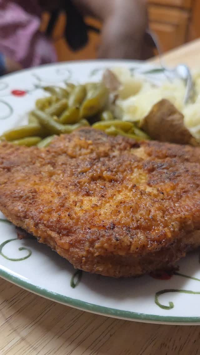 Fried pork chops