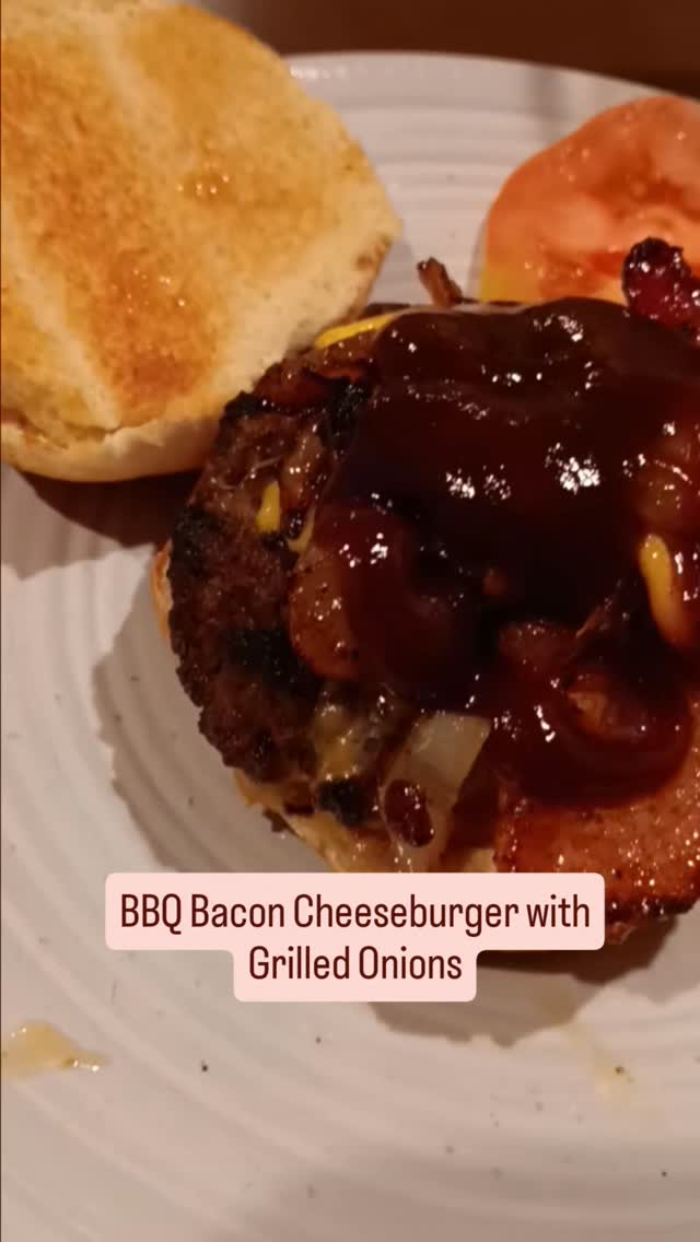 BBQ cheeseburger
